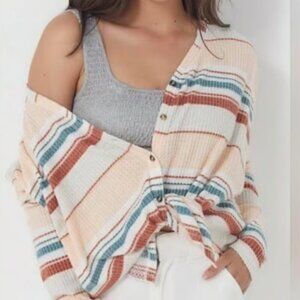 Urban outfitters JoJo waffle knit top size L